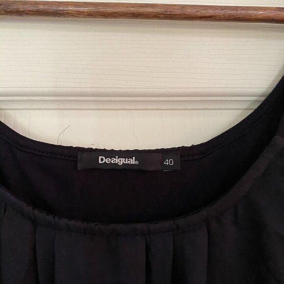 Desigual Women's Nargery Carlin Flowy Circle Print Dress Size EU 40/US Medium - Picture 3 of 8